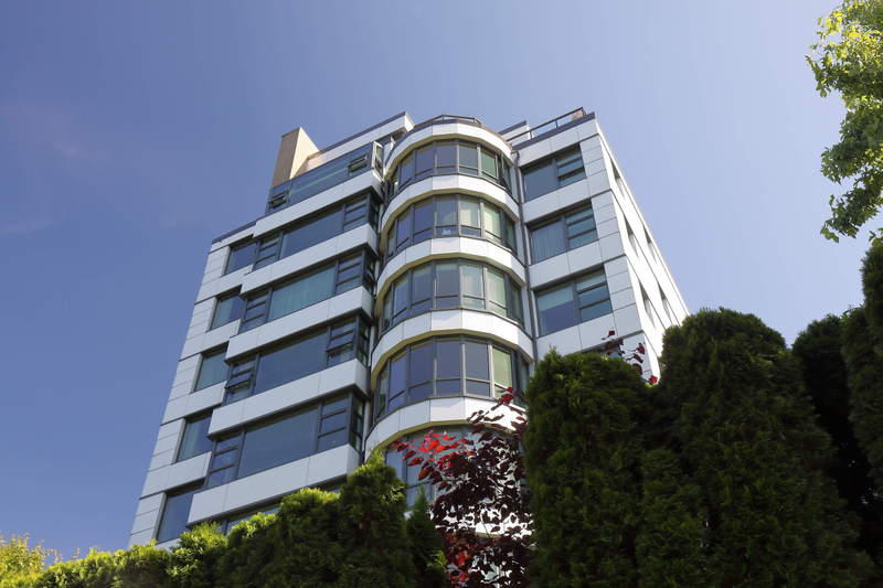 The back side of the Kerrisdale developments